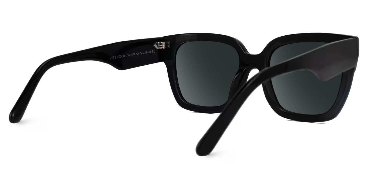 Rainna Square Black Sunglasses3