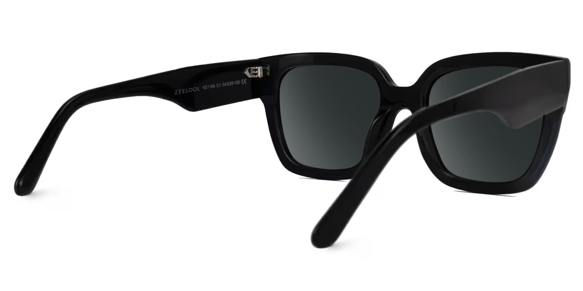 Rainna Square Black Sunglasses3