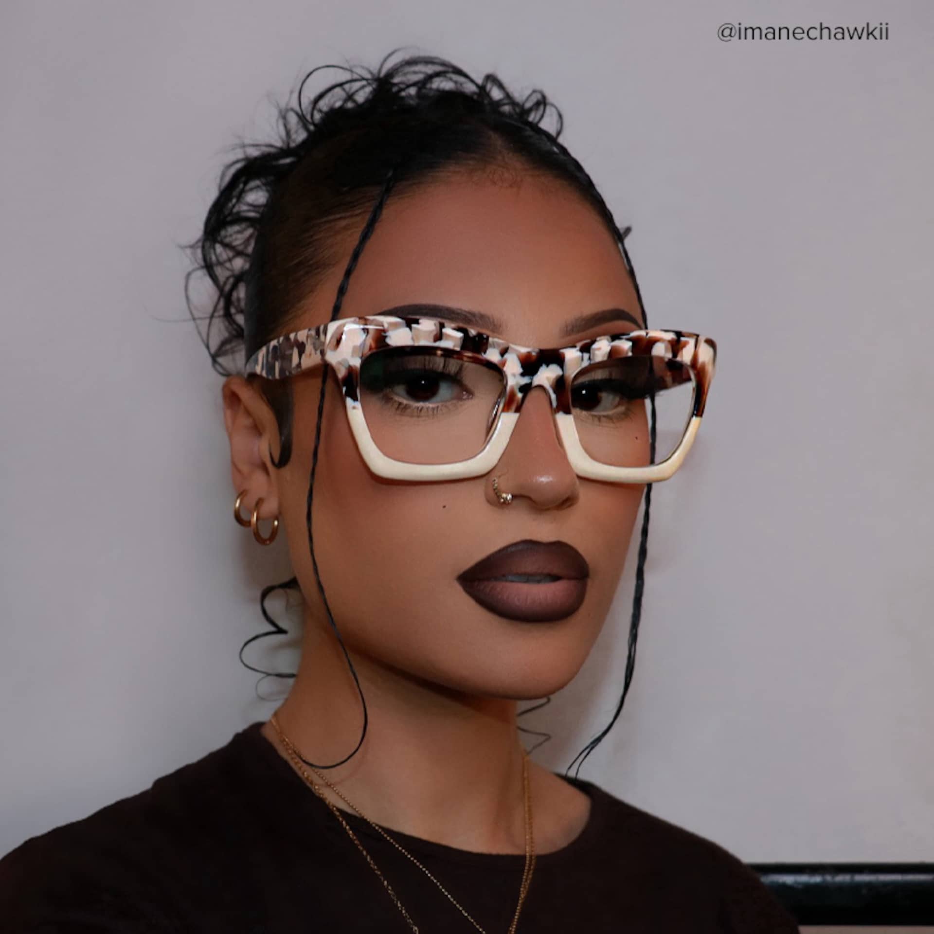 Benitez Square Two-Tone Frame and Pescription Glasses7