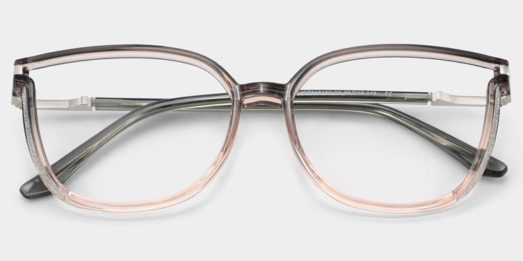 Rodz Square Gray-Pink Glasses