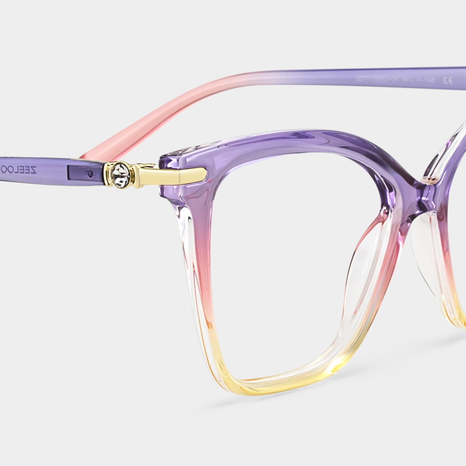 Lamar Multicolor Frame Glasses with Butterfly Frame Online | ZEELOOL7