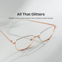 Skyler Square Rose Gold Glasses0