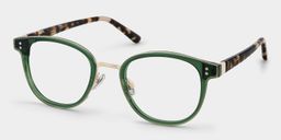 Matthew Round Green Glasses2