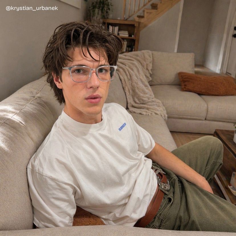 Aubrey Silver Rectangle Glasses