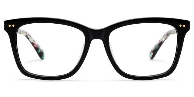 Layla Black Square Glasses