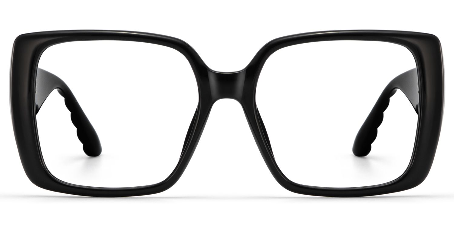 Maya Black Square Frame Glasses for Women | ZEELOOL