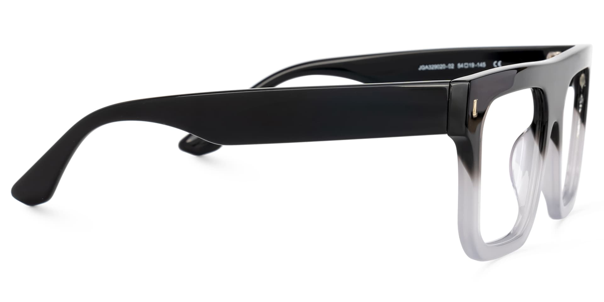 Square Reaux Black Gradient Eyeglasses for Men2