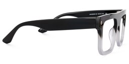 Reaux Square Black Gradient Glasses2