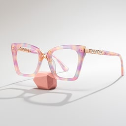 Darlyn Cateye Pink Glasses0
