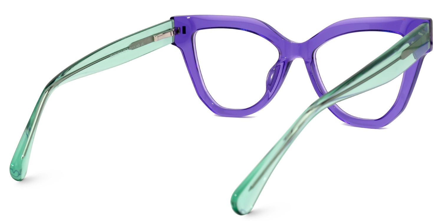 Shaka Cateye Purple Glasses