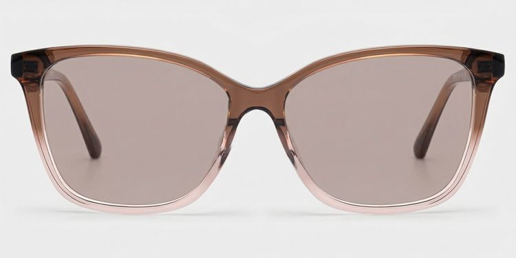 Finnian Square Brown Glasses