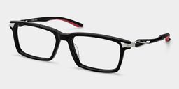 Orion Black Rectangle Glasses3