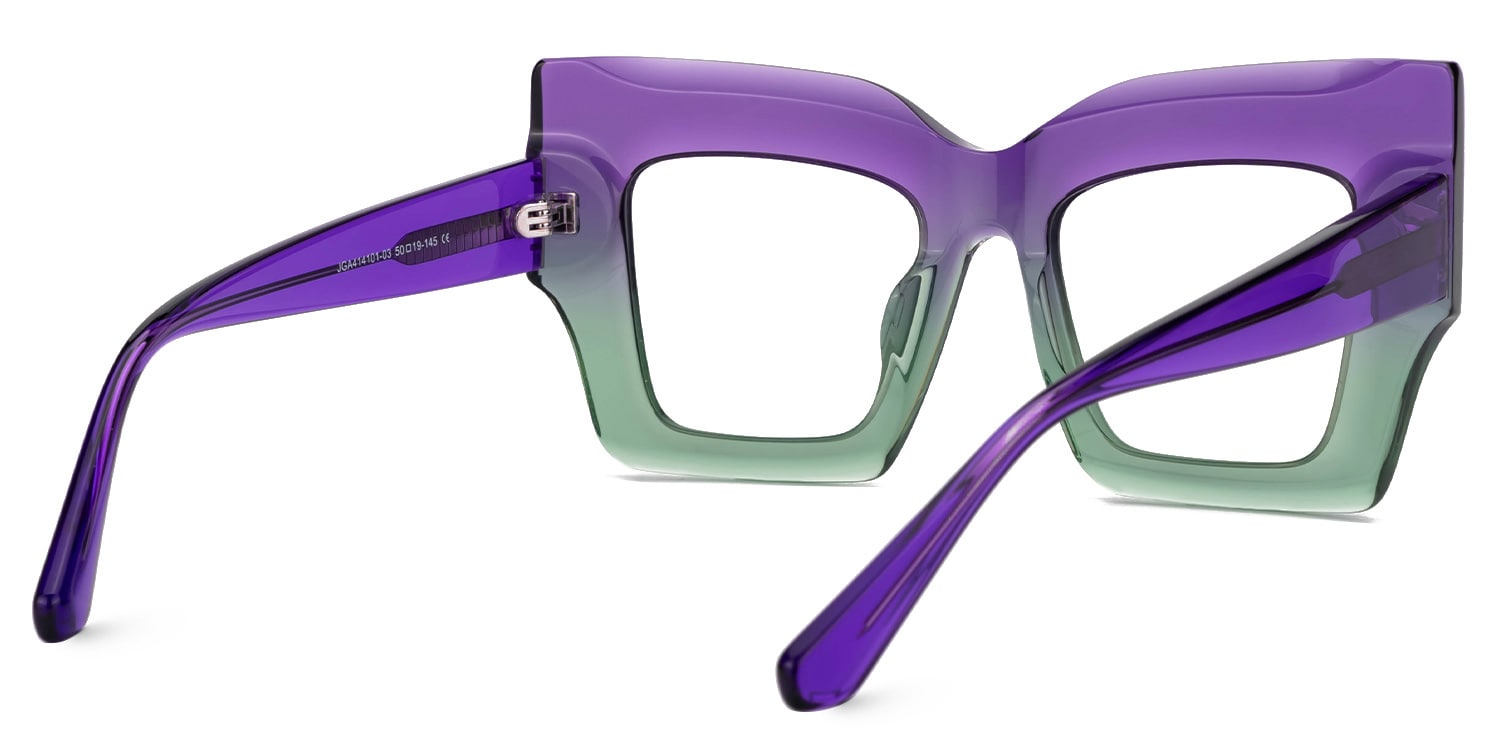 Milner Thick Frame Square Eyeglasses -Zeelool Optical