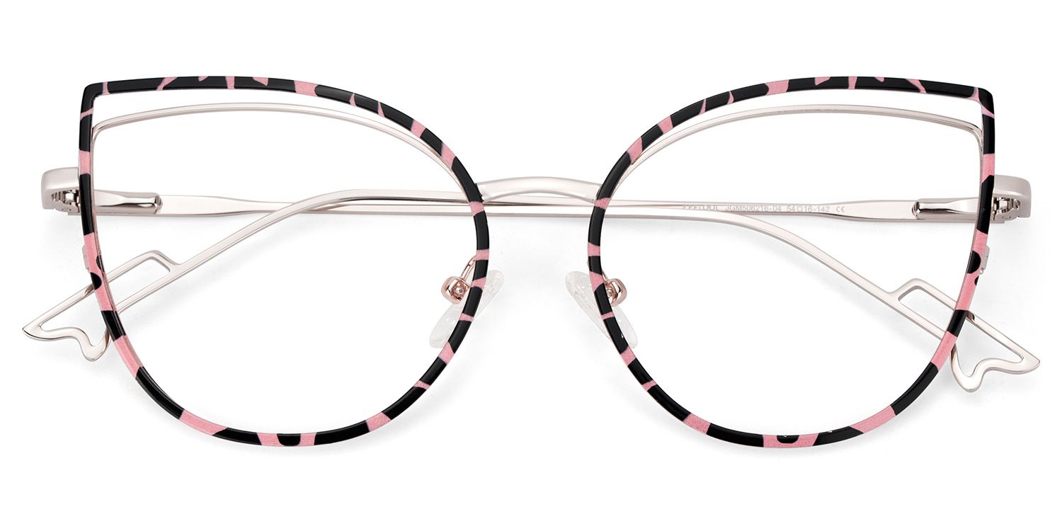 Spivey Cateye Metal Full Frame Eyeglasses | Zeelool1