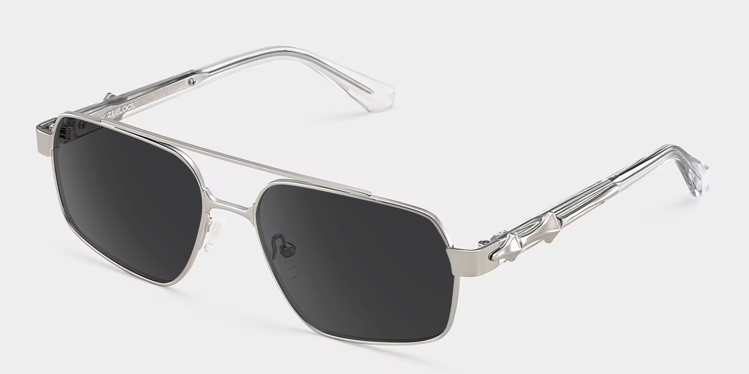 Sterling Aviator Silver Glasses2