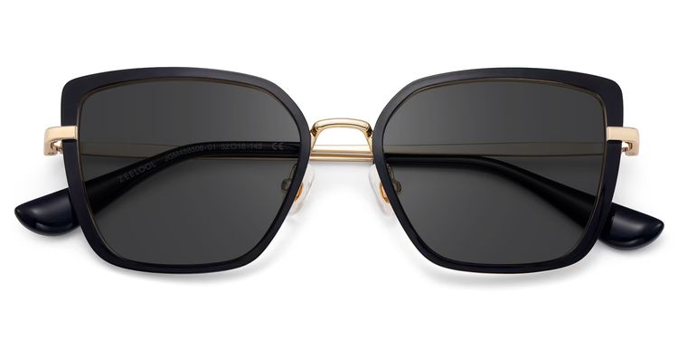 Max Square Black Glasses
