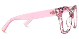 Malcolm Square Pink Havana Glasses3