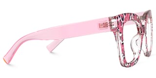 Malcolm Square Pink Havana Glasses3