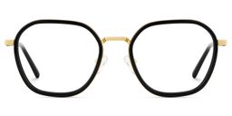 Mitchell Geometric Black Glasses1