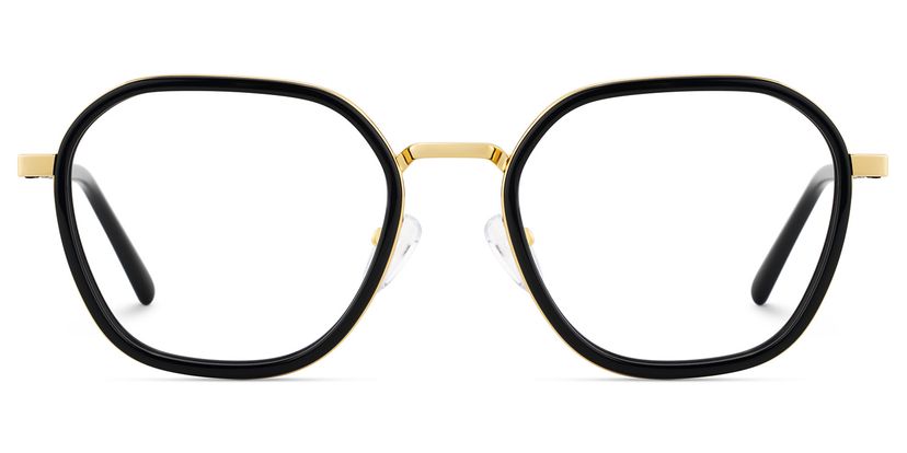 Mitchell Geometric Black Glasses