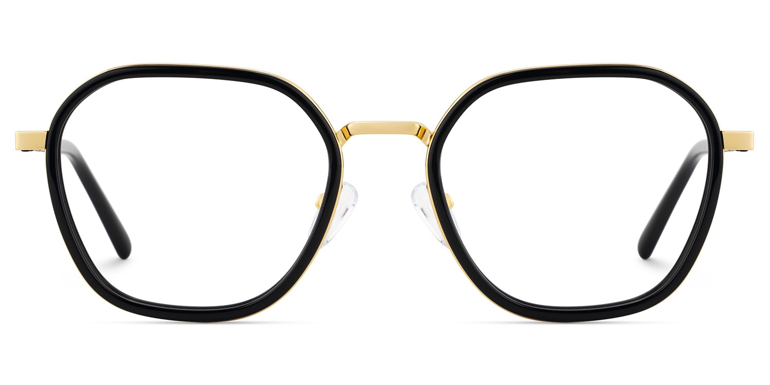 Mitchell Geometric Black Glasses