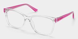 Eva Clear Rectangle Glasses3