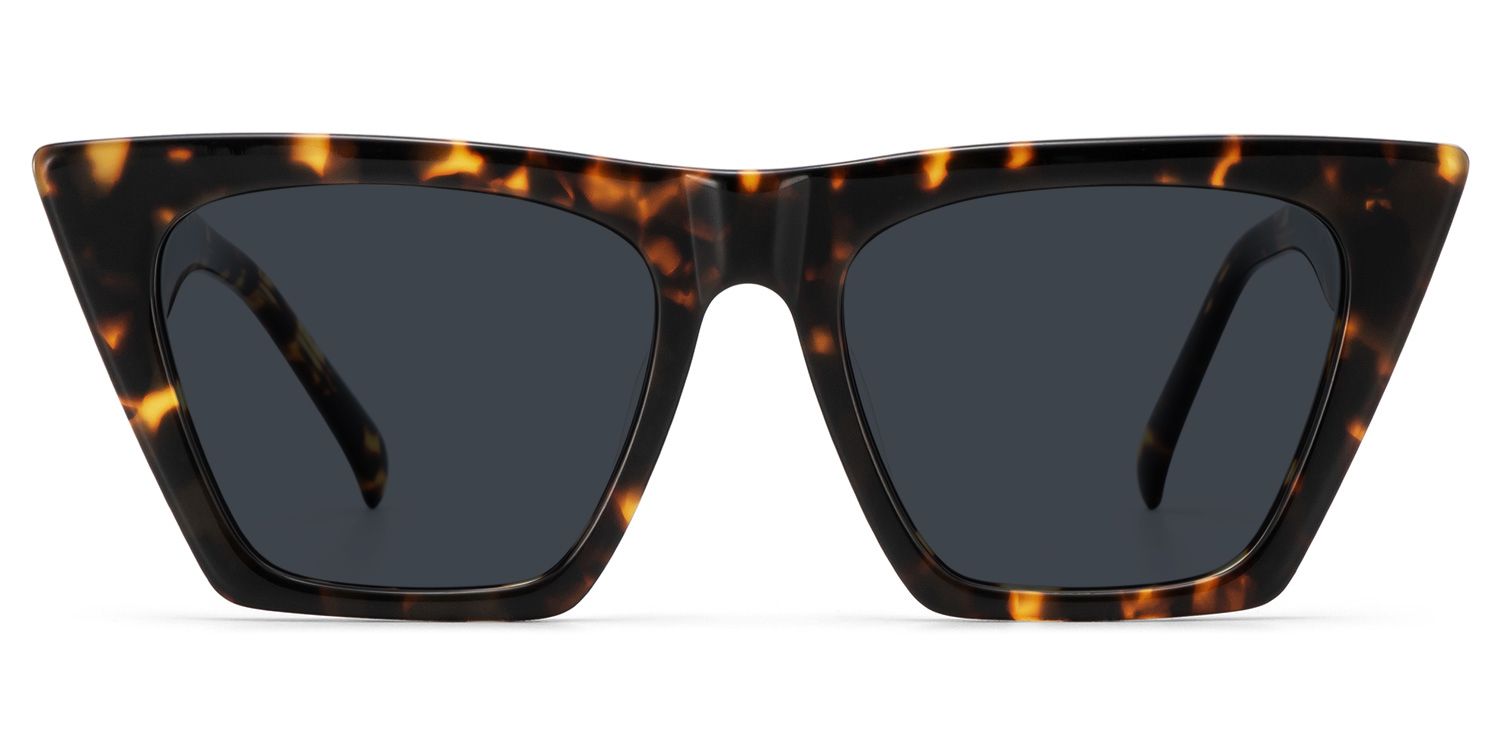 Cecile Frame Glasses with Cat Eye, Tortoise Style
