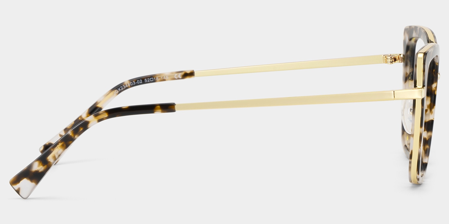 Leila Tortoise Frame Glasses with Butterfly Frame Online