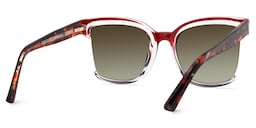 Cadogan Square Red Gray Sunglasses4