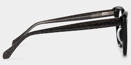 Kiera  Cat-eye Black Glasses4