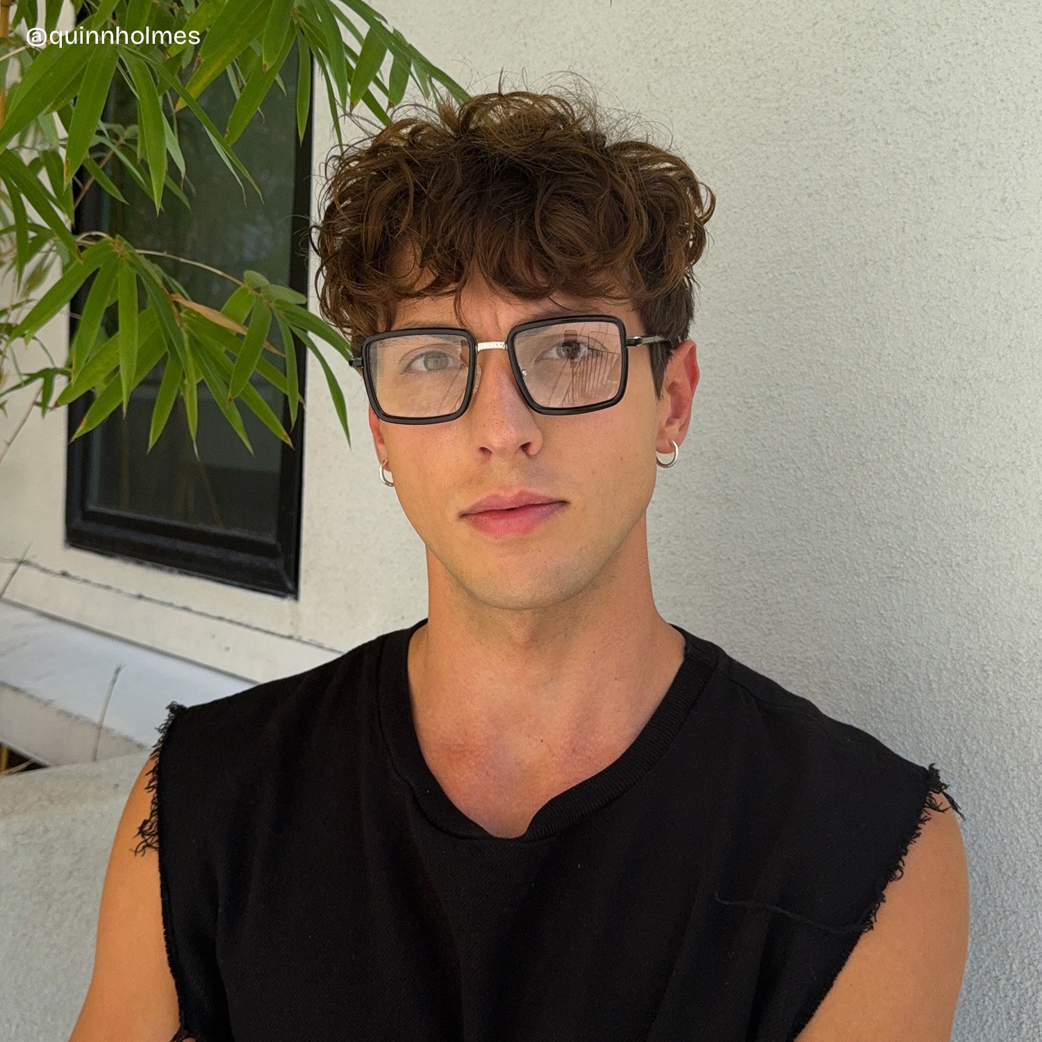 Hunter Square Black Glasses