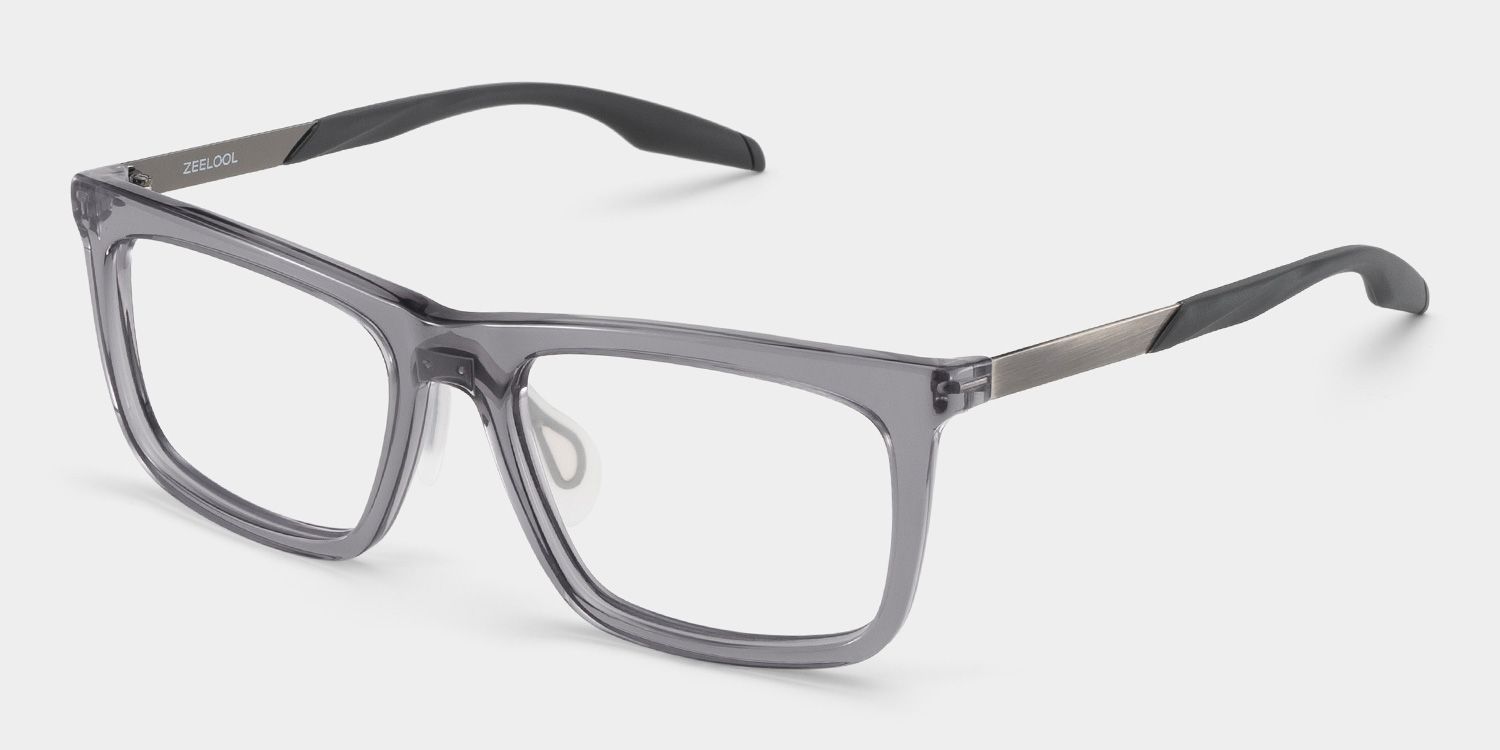 Ease Gray Frame Glasses with Rectangle Frame Online | ZEELOOL5