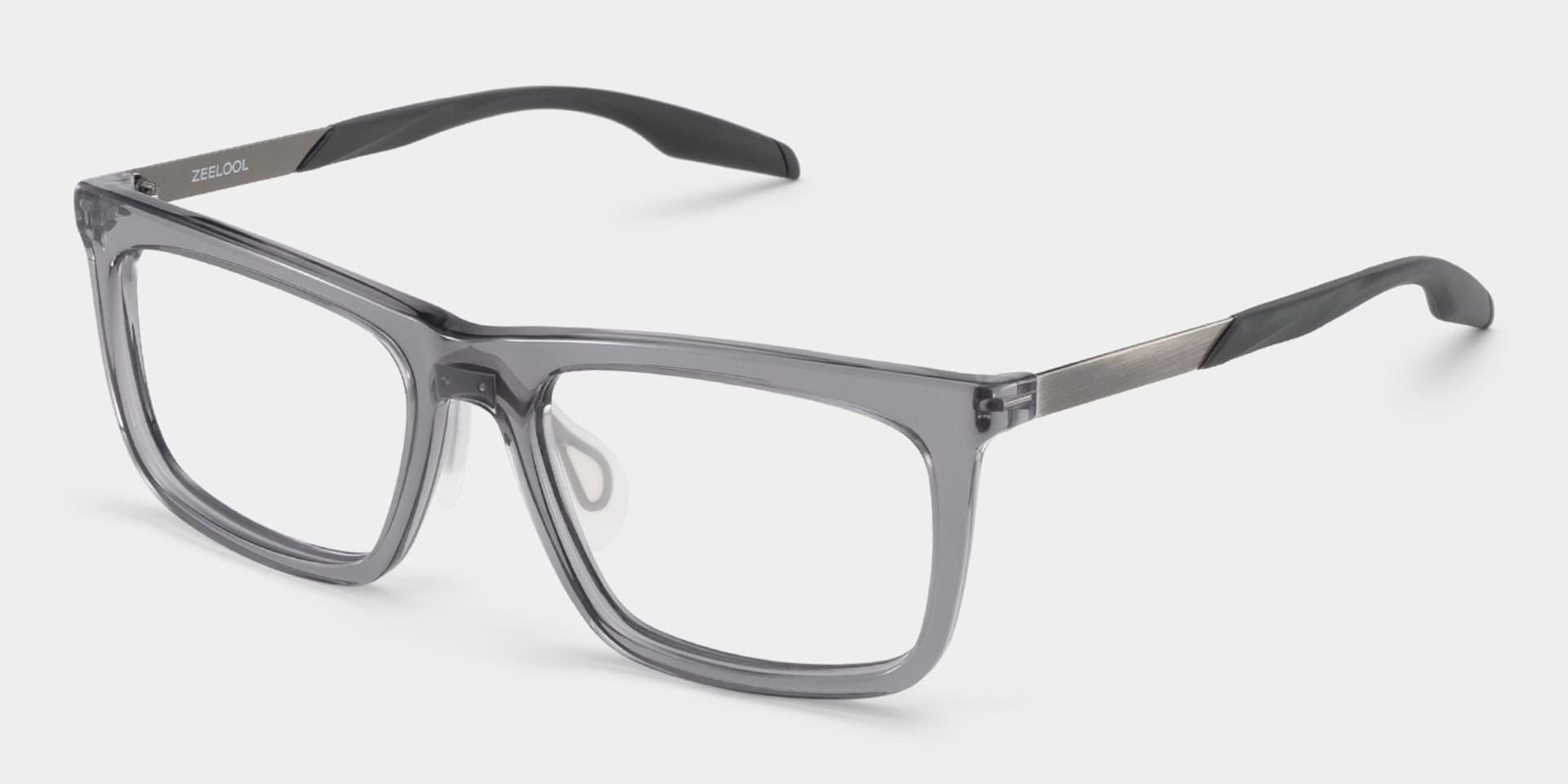 Ease Gray Frame Glasses with Rectangle Frame Online | ZEELOOL5
