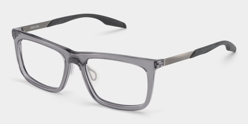 Ease Gray Frame Glasses with Rectangle Frame Online | ZEELOOL2