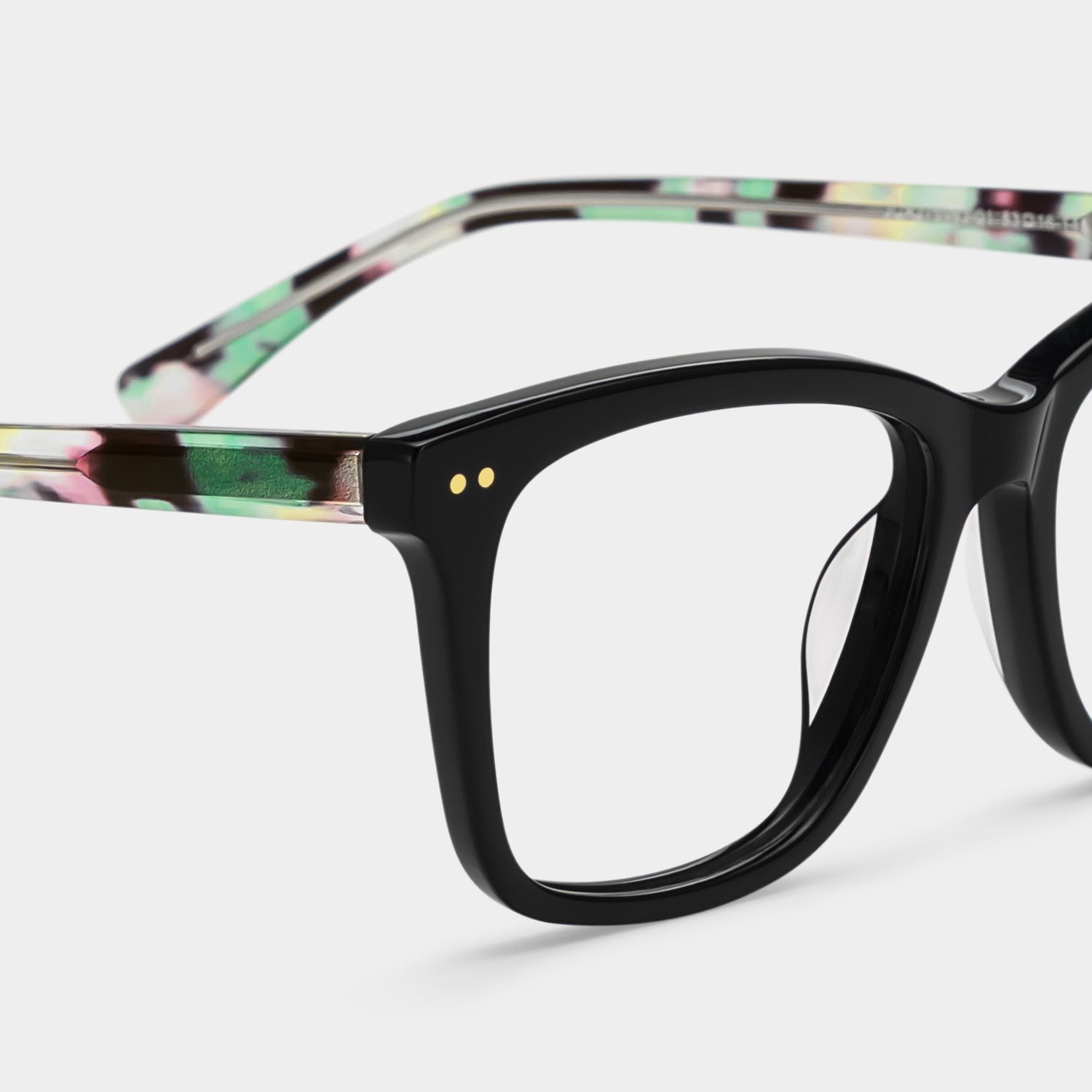 layla  Layla Black Square Nature Eyewear for Woman | ZEELOOL