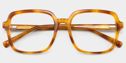 Kenneth Dark Tortoise Square Glasses1