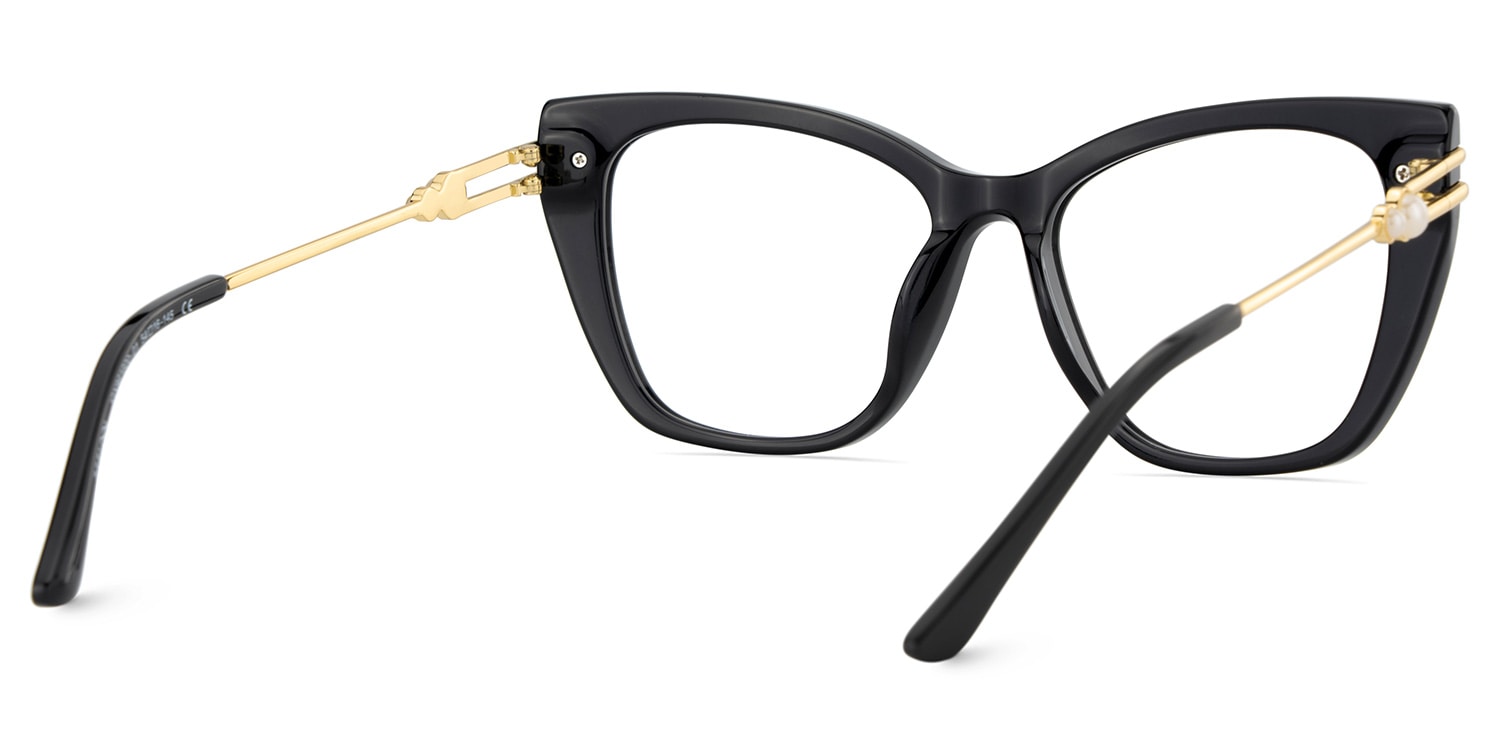 Victor Cat eye Black Glasses6