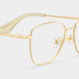 Skyler Square Gold Glasses5