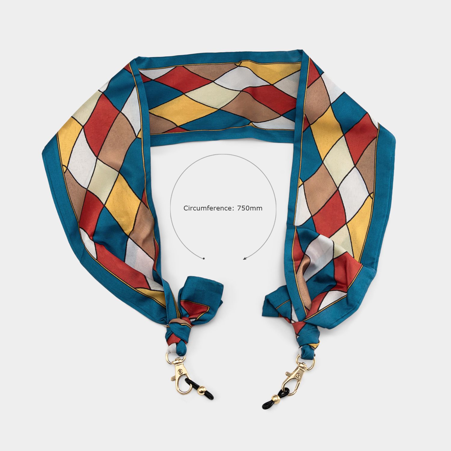 Scarf Chains Accessories For Glasses in Colored Diamond Pattern1