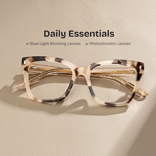 Rory Square Tortoise Glasses0