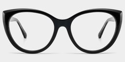 Kiera  Cat-eye Black Glasses1
