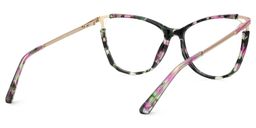 Yomary Cateye Green-Floral Glasses3