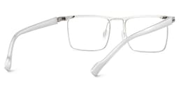 Violet Browline Silver Glasses5