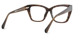 Tessia Square Brown Leopard Glasses6