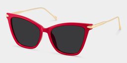 Hilary Butterfly Red Sunglasses2