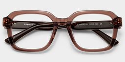 Parker Brown Square Glasses2
