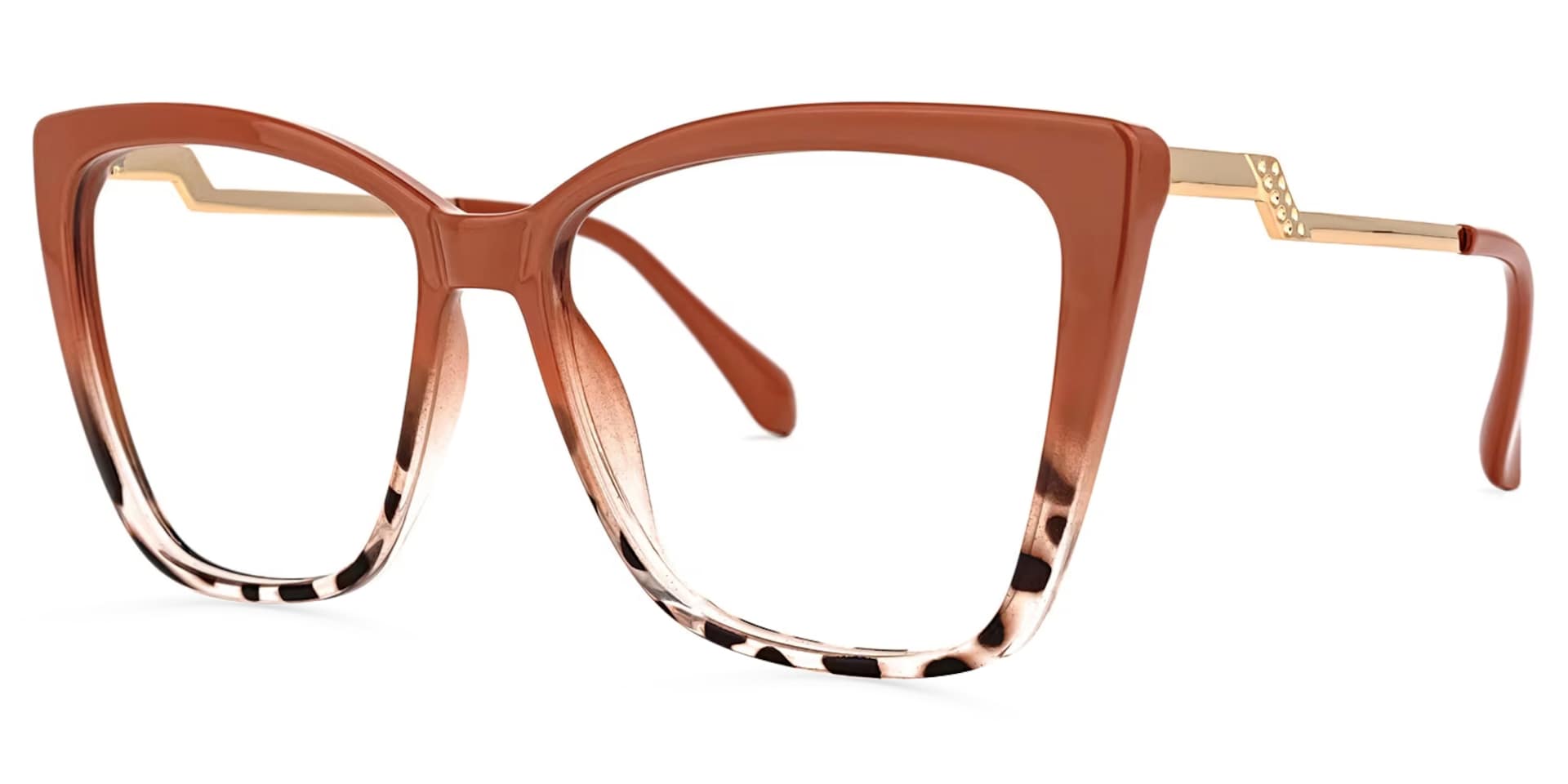 Awilda Cateye Orange Frame Glasses | Zeelool Optical1