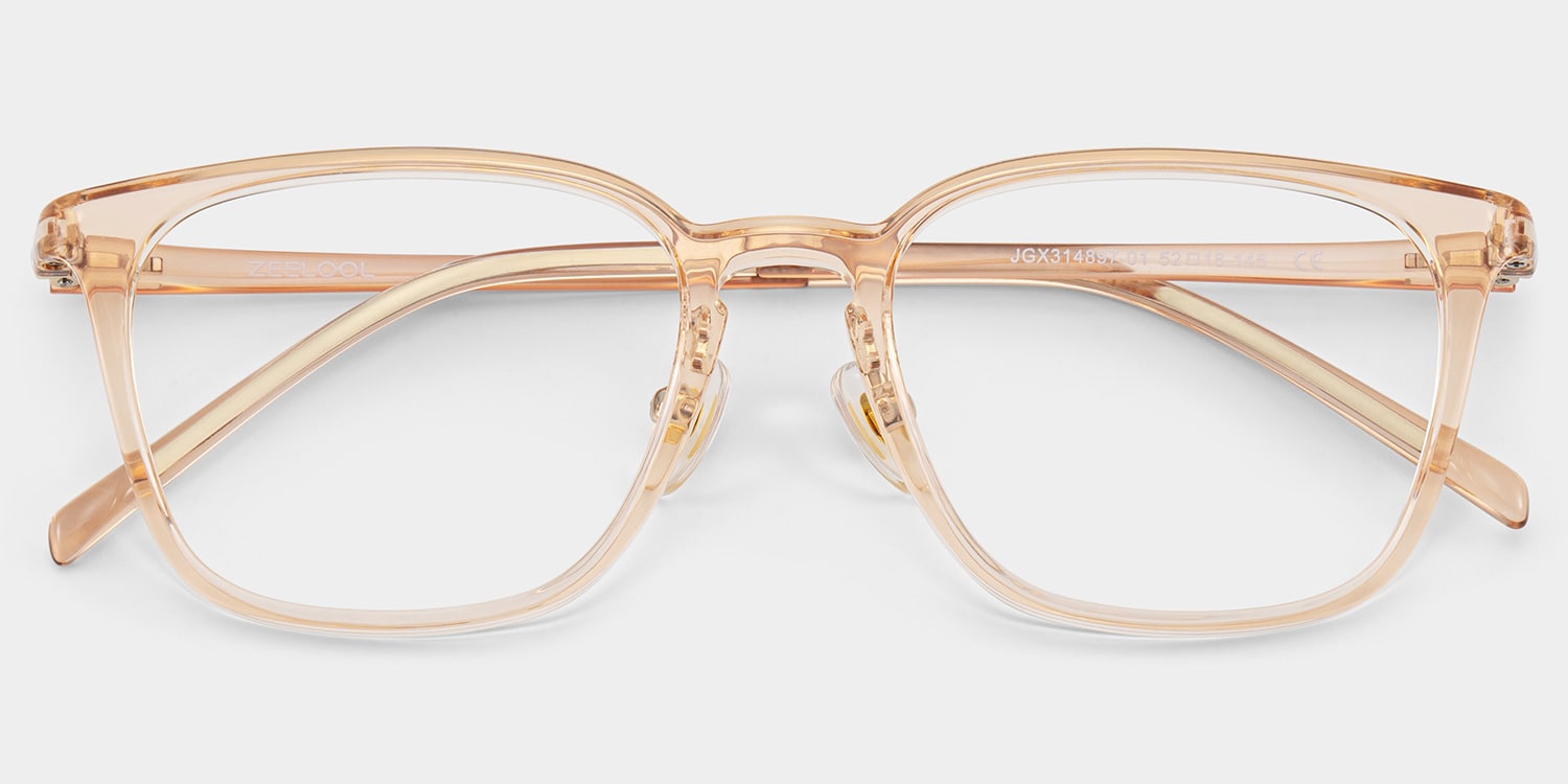 Lily Rectangle Yellow Glasses