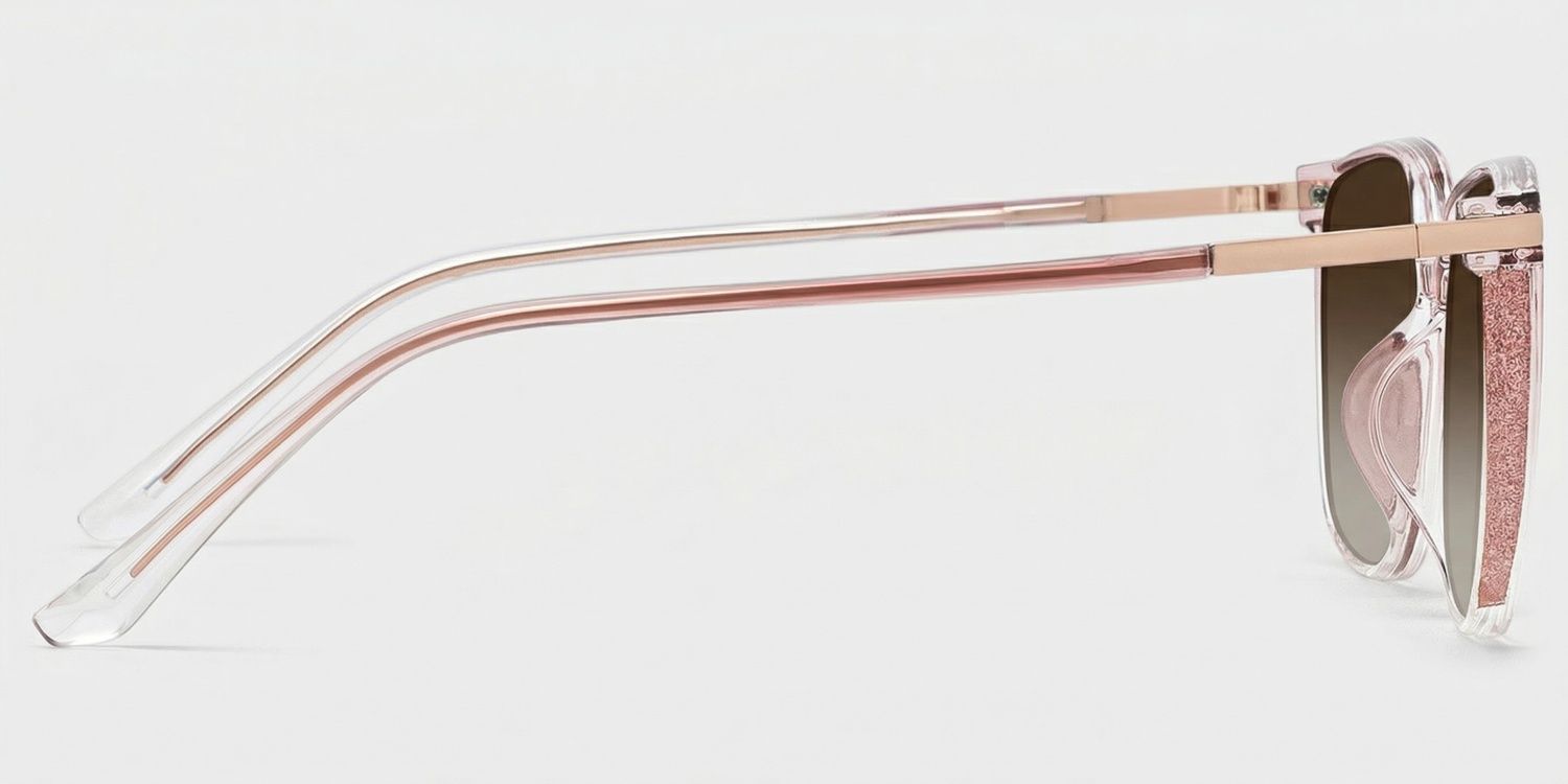 Rodz Square Pink Prescription Sunglasses | ZEELOOL3