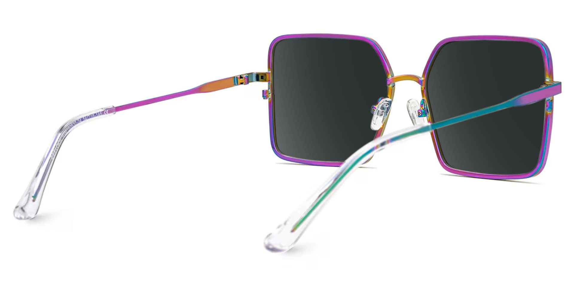 Square Toure Iridescent Frames Designer Sunglasses3